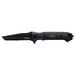 Walther 105-50716 БТТТК Лайнерлок Tanto Отрезанный нож Серебристый Black  Hunt