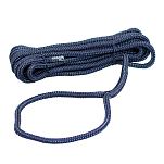 Трос швартовый с огоном Santong Rope STMLN06 Ø14ммx10м из тёмно-синего полиэстера 18-прядного плетения