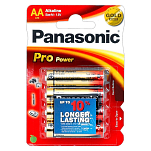 Panasonic LR6PPG/4BP Про мощность LR 6 Mignon Щелочные батареи 4 единицы измерения Серебристый Silver