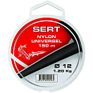 Купить Sert SEVLF4600020 Nylon Universal 150 M линия Бесцветный Clear 0.200 mm  7ft.ru в интернет магазине Семь Футов