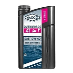 Yacco ya123 Масло Outboard 500 4T 10W40 2L Green 30x15x15