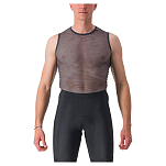 Castelli 4523024008-XS Безрукавная базовая футболка Miracolo Wool Черный Silver Grey XS