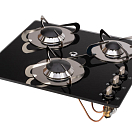CAN STEEL PV1352WITHERMETO Стеклокерамическая газовая плита / 3 конфорки