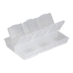 Energoteam 75280A06 6 Отсеки Коробка для мелких деталей Clear