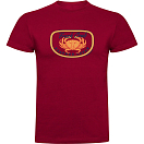 Купить Kruskis CA655003116C075 Футболка с коротким рукавом Fresh Crab Красный Dark Red L 7ft.ru в интернет магазине Семь Футов