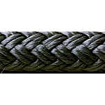 Seachoice 50-47201 Веревка для причала с двойной оплеткой 7.6 m Черный Black 3/4´´ 