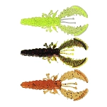 Westin p238-563-239-unit Мягкий приманка Crecraw Slim Craturebait 1.5g 55 mm 6 Единицы Black / Chartreuse 10x7x5