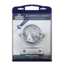 Купить Tecnoseal 2640139 Volvo 290C Dual Prop Алюминиевый анод Бесцветный Silver 7ft.ru в интернет магазине Семь Футов