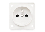 BERKER 961952502 Розетка с контактом заземления Франция/Бельгия/полярная белизна, матовая