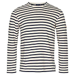 Sea ranch 20-7-300-1009-L Футболка с длинным рукавом Hugo Бежевый Ecru / Sr Navy L