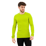 Icebreaker 104365864XXL Базовый слой с длинным рукавом 200 Oasis Crewe Merino Желтый Bio Lime 2XL