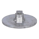 Купить Super marine ANO429 Mercury Alpha Базовый цинковый пластинчатый анод  Grey 7ft.ru в интернет магазине Семь Футов