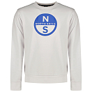 Купить North sails 691222-0101-XS Свитер Свитер Basic Logo Белая White XS 7ft.ru в интернет магазине Семь Футов