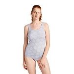 Icebreaker 0a57750b4s базовый слой без рукавов Merino 150 Siren Fresh Ferns Aop Grey Quartz / Snow / Aop 30x25x2