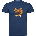 Kruskis CA65500686C069 Футболка с коротким рукавом Seafood Shrimp Голубой Denim Blue 3XL