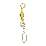 Mustad MA032-BRA-10-10 MA032-BRA Защелкивающийся шарнир Золотистый Brass 10 