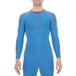UYN U100290-A135-XXL Базовый слой с длинным рукавом Resilyon Turtle Neck Голубой Blue / Red 2XL