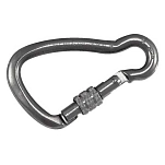 Plastimo 401594 Асимметричный карабин из нержавеющей стали Silver 124 mm