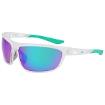 Nike EV2400-902-ONE Солнцезащитные очки Windtrack Run Mirrored Matte Clear / Green Mirror