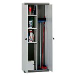 Gardiun KSP38125 Tavira 2 Doors 3 Shelves Смола шкаф Белая Grey 62.5 x 39 x 169 cm