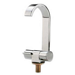 Trem TREN0119098 Плоский складной водопроводный кран Silver
