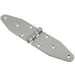 Euromarine 004456 Двойной овальный шарнир из нержавеющей стали 2 единицы Grey 180 x 40 mm