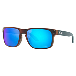 Oakley 0OO9102-9102W6-55 Holbrook Prizm Солнцезащитные Очки Matte Black/Red Prizm Sapphire/CAT3