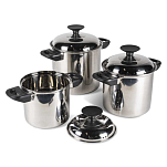 Kampa 9120000476 Space Saver Кулинарный набор Серебристый