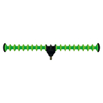 Maver 790A0086 Reality Team Держатель Удочки  Green / Black 35 cm