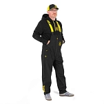 Black cat BO500005 брюки с бретелями Waterproof  Black / Yellow 2XL