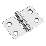 Roca ab. 4949219 60x39 mm Прямоугольный шарнир из нержавеющей стали Серебристый Silver