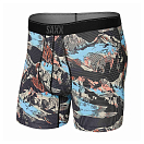 Купить SAXX Underwear SXBB70F.MOB.M Боксёр Quest Fly Многоцветный Black Mountainscape M 7ft.ru в интернет магазине Семь Футов