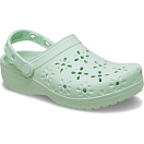 Купить Crocs 210927-3yh-m3/w5 Деревянные башмаки Classic Floral Cut Out Jade Tint 35x25x15 EU 34 7ft.ru в интернет магазине Семь Футов