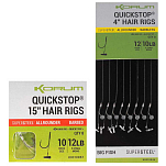 Korum K0310059 Big Fish Barbed Связанные Крючки 38 см Черный Black Nickel 14 