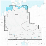 Navionics 010-C1334-40 MSD Regular EU060R Alemania Lagos&ríos Диаграмма Multicolour