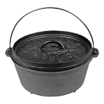 Poler 221ACU9004-IRON-O/S Cast Iron Жаровня 3.8 л Серебристый Cast Iron