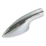 Forniture nautiche italiane 2948022 Опора поручня терминала из нержавеющей стали Серебристый Silver 22 mm 