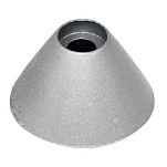 Tecnoseal 2626642 Power Sleipner Цинк Ожив Анод  Silver 25.6 x 15.2 mm 