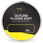 Avid carp A0630012 Outline 20 m Фторуглерод Золотистый 0.450 mm 