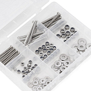 Набор винтов с головкой цилиндра / DIN 84 / 125 шт.