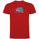 Kruskis CA65500560K044 Футболка с коротким рукавом GT Extreme Fishing Красный Red 2XL