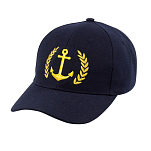 Универсальная кепка с якорем и дубовыми ветками Nauticalia 6282 54-61см из хлопка