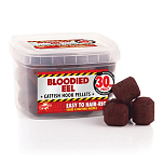 Dynamite baits 34DBDY772 Bloodied Eel Catfish Hook Pellets Черный Black 22 mm (1 Tub) 