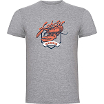 Kruskis CA65500158C067 Футболка с коротким рукавом Seafood Lobster Серый Heather Grey S