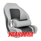 Кресло с болстером Marine Rocket Delux Sport Flip Up MR18003_pkg_2 520x620x400мм 2шт/уп угольно-серый с обивкой из винила