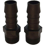 Goldenship GS30131 Полиамида 1/2´´ Переходник для шланга с наружной резьбой Черный Black 12 mm 
