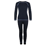 Trollkids 135-605-104 Набор базовых слоев Merino Anthracite / Med Blue 25x15x10 3-4 Years
