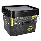 Купить Mikado AMC-041-17 ведро 17L  Black / Yellow 7ft.ru в интернет магазине Семь Футов