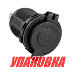 Разъем прикуривателя врезной, светодиодный, синий (упаковка из 40 шт.) AAA AS1011BB_pkg_40