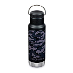 Klean kanteen 1008933 Insulated Classic Бутылка из нержавеющей стали 532ml Петля крышка Черный Black Camo